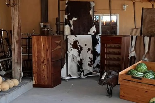 Blackwood 4 drawer chest + Wine Rack
